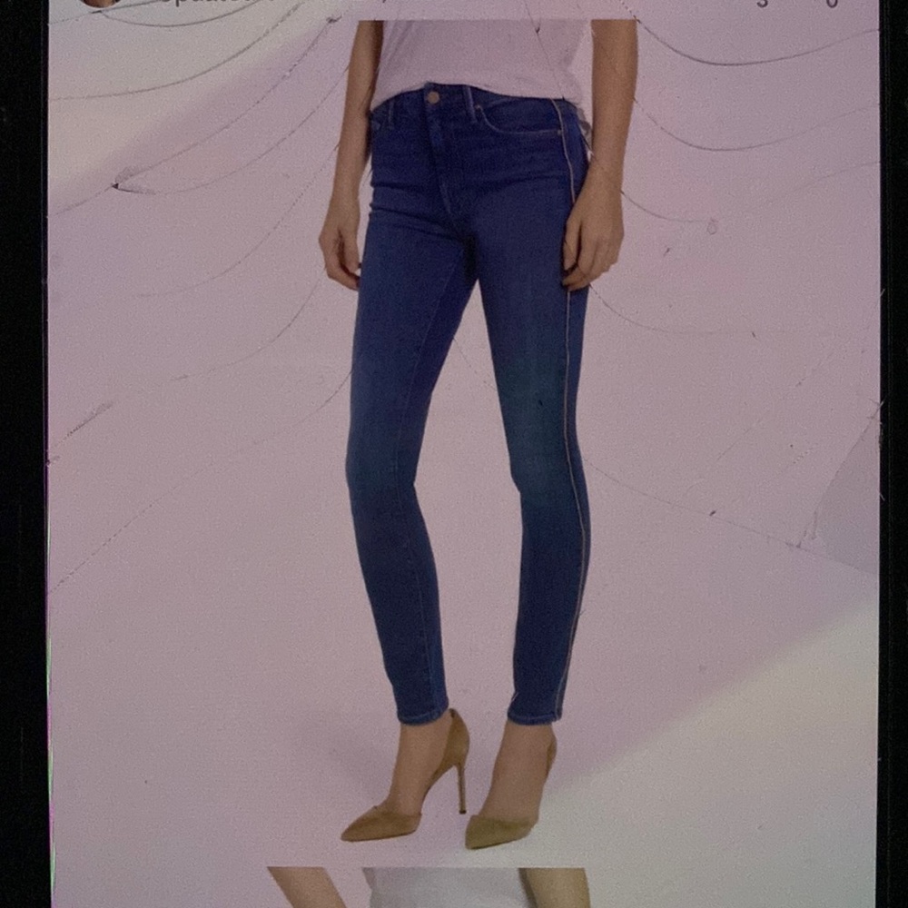 Mother high waisted looker skinny jeans sz28